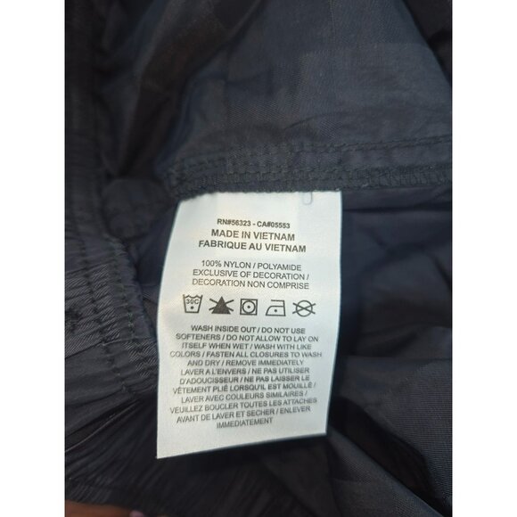 Nike Checkered Mens Swim Shorts XXL Black Nylon - Picture 4 of 7